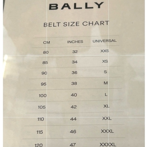 BALLY Black Leather Skinny Belt Gold B Buckle EU 95 / US 38 Designer - Picture 11 of 11